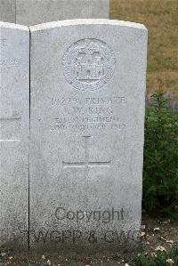 St. Sever Cemetery Extension Rouen - King, J W