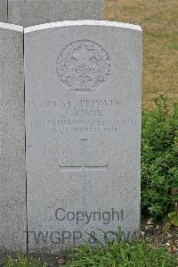 St. Sever Cemetery Extension Rouen - Knox, J