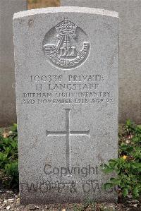 St. Sever Cemetery Extension Rouen - Langstaff, Henry