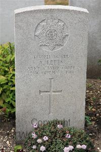 St. Sever Cemetery Extension Rouen - Letts, A