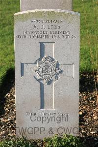 St. Sever Cemetery Extension Rouen - Lobb, Arthur John