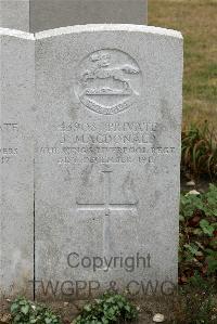 St. Sever Cemetery Extension Rouen - MacDonald, J