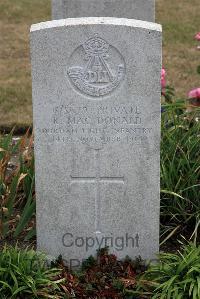 St. Sever Cemetery Extension Rouen - MacDonald, R