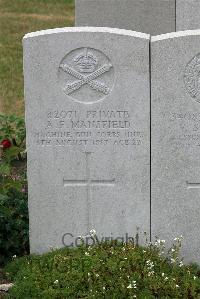 St. Sever Cemetery Extension Rouen - Mansfield, A F