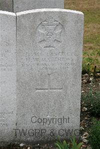 St. Sever Cemetery Extension Rouen - Matthews, H W