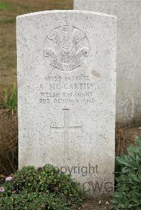 St. Sever Cemetery Extension Rouen - McCarthy, A