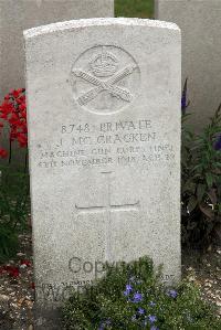 St. Sever Cemetery Extension Rouen - McCracken, James