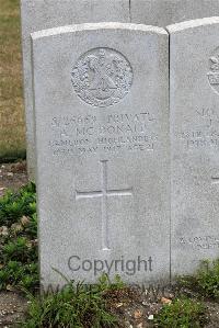 St. Sever Cemetery Extension Rouen - McDonald, A