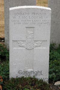 St. Sever Cemetery Extension Rouen - McLoughlin, William James