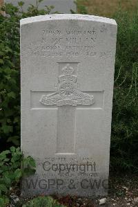 St. Sever Cemetery Extension Rouen - McMillan, Neil