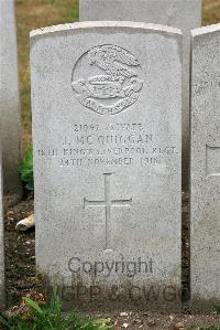 St. Sever Cemetery Extension Rouen - McQuiggan, J