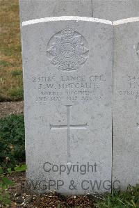 St. Sever Cemetery Extension Rouen - Metcalfe, James William
