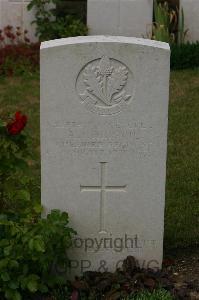 Templeux-Le-Guerard British Cemetery - Christie, Alexander