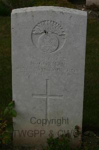 Templeux-Le-Guerard British Cemetery - Gorman, Martin