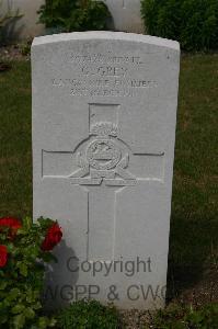 Templeux-Le-Guerard British Cemetery - Grey, Gomer