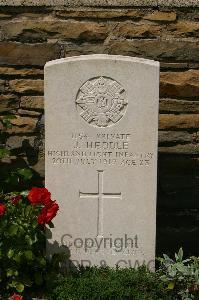 Templeux-Le-Guerard British Cemetery - Heddle, John