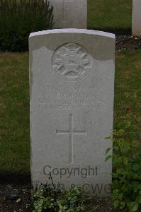 Templeux-Le-Guerard British Cemetery - Hudson, Albert Edward