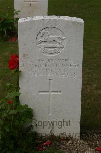 Templeux-Le-Guerard British Cemetery - Jameson, Leonard Francis