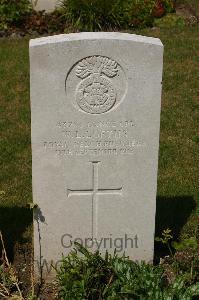 Templeux-Le-Guerard British Cemetery - Loftus, W L
