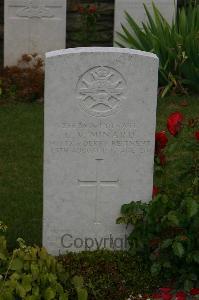 Templeux-Le-Guerard British Cemetery - Minard, Clarence Victor