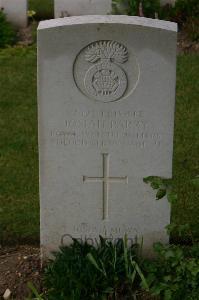 Templeux-Le-Guerard British Cemetery - Parry, Josiah