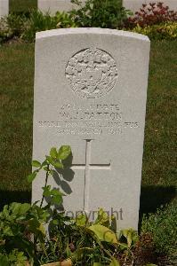 Templeux-Le-Guerard British Cemetery - Patton, W J