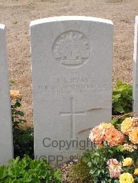 Templeux-Le-Guerard British Cemetery - Ryan, John Ambrose
