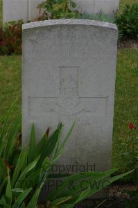 Templeux-Le-Guerard British Cemetery - Sheridan, J