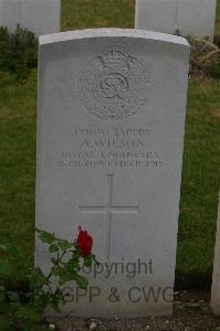 Templeux-Le-Guerard British Cemetery - Wilson, A