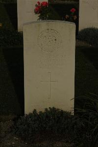 Vermelles British Cemetery - Anderson, J
