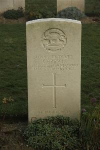 Vermelles British Cemetery - Brewin, Albert