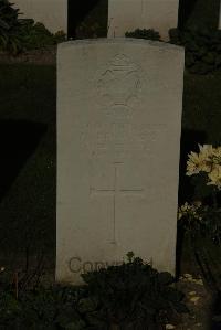 Vermelles British Cemetery - Browning, F