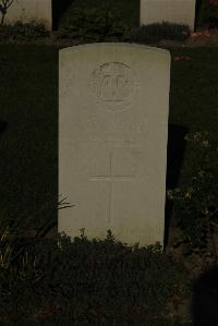 Vermelles British Cemetery - Calver, A E