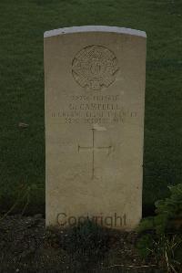 Vermelles British Cemetery - Campbell, John King