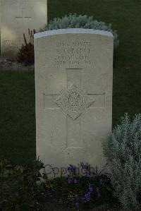 Vermelles British Cemetery - Corlett, Ernest