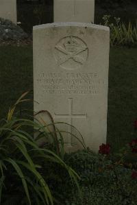 Vermelles British Cemetery - Davenport, Horace