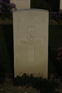 Vermelles British Cemetery - Doyle, J