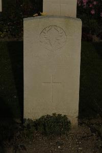Vermelles British Cemetery - Frame, John Wallace