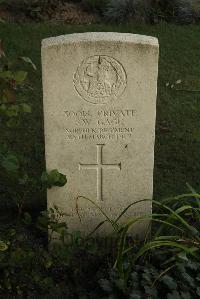 Vermelles British Cemetery - Gage, Sydney William