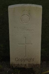 Vermelles British Cemetery - Hagreen, W