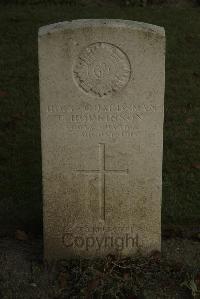 Vermelles British Cemetery - Hodkinson, Frank
