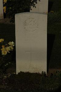 Vermelles British Cemetery - Irons, John William