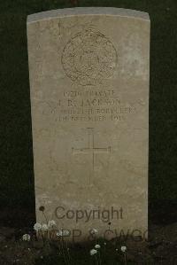 Vermelles British Cemetery - Jackson, J R