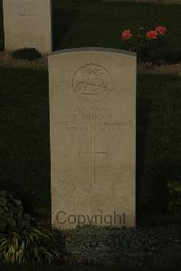 Vermelles British Cemetery - Johnson, E