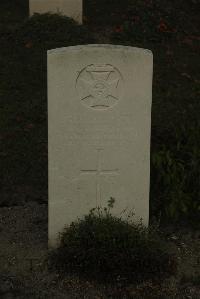 Vermelles British Cemetery - Johnston, James William