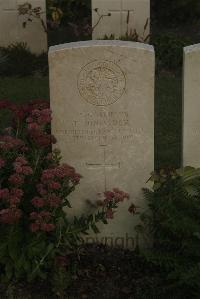 Vermelles British Cemetery - Jones, T