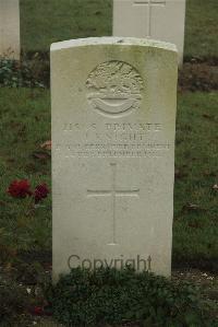 Vermelles British Cemetery - Knight, J