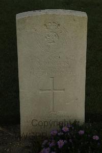 Vermelles British Cemetery - Martin, William George