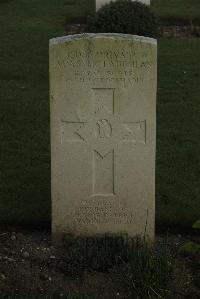 Vermelles British Cemetery - McLaughlan, Adam