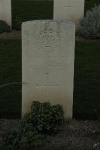 Vermelles British Cemetery - McMenemy, J